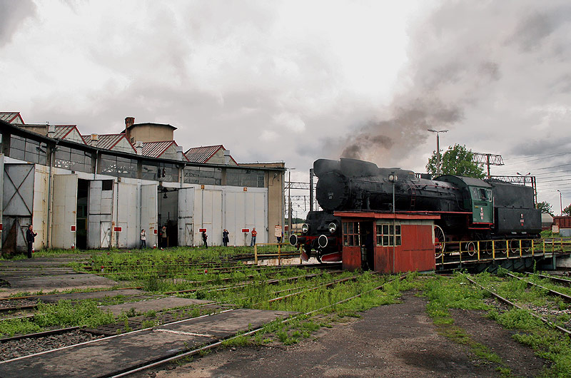 Na obrotnicy w Malborku...
