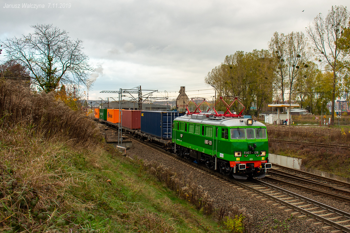 EU07-128 znów w drodze