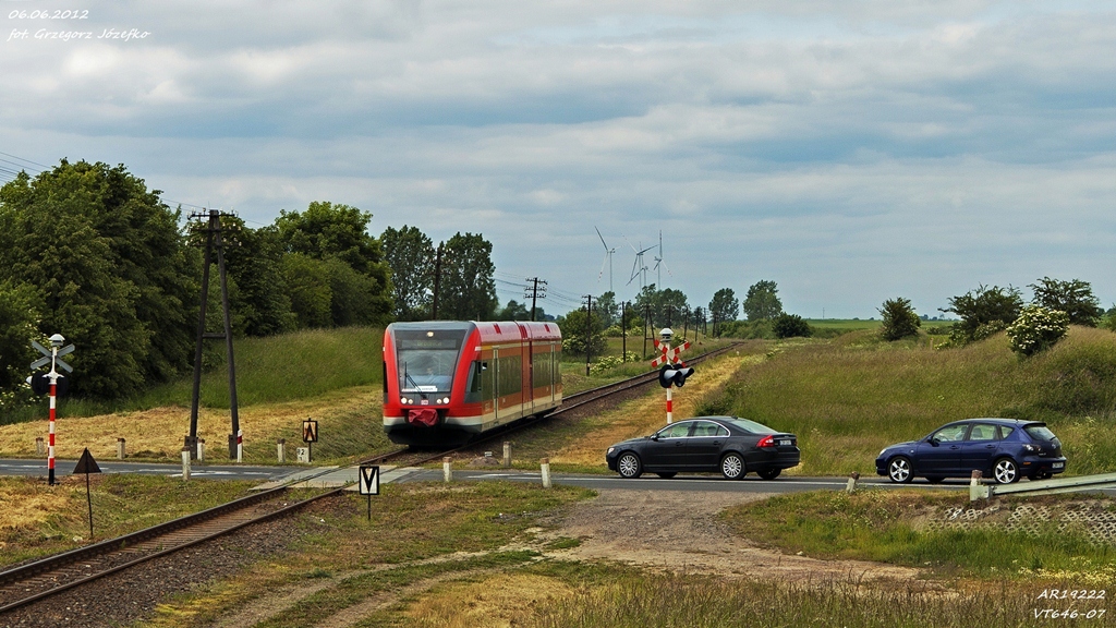 VT646 017-3 na próbach .
