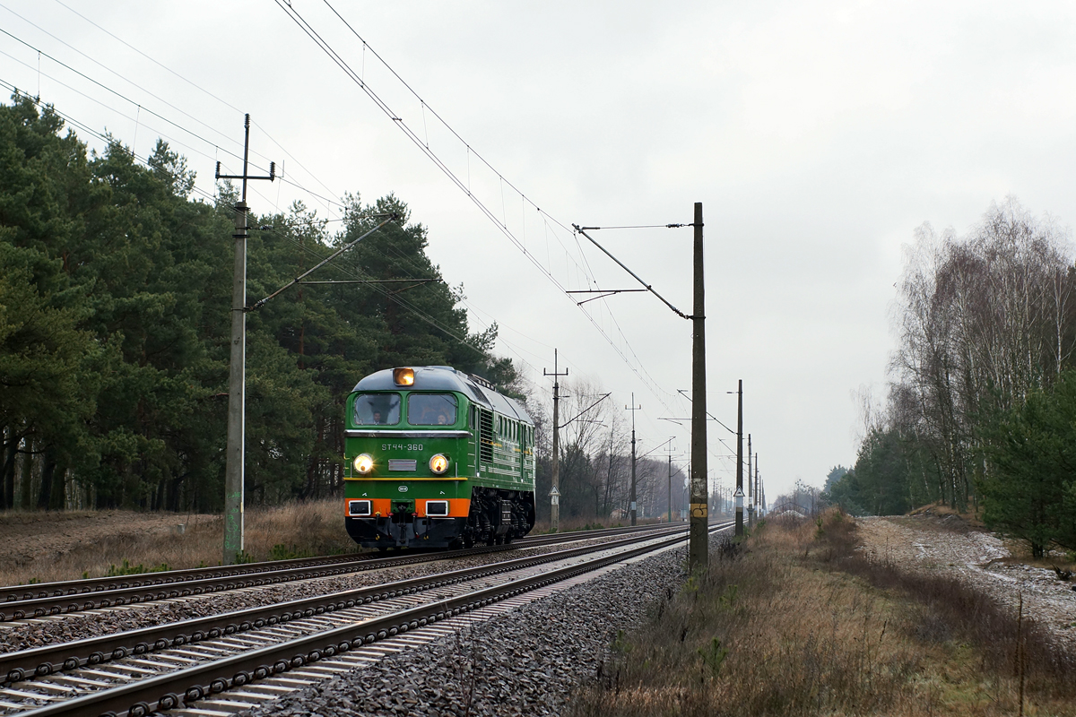 ST44-360 na jeździe próbnej