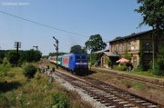 Pociag specjalny "Rybak" w Wierzbnie