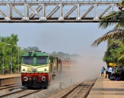WDP-3A # 15504 with Rajdhani express on 1st March 2010.
