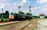Ryjewo, lipiec 1997, SU45-070 z poc. Malbork-Toruń