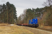 Wyładunek szyn na D29-326