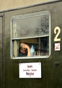 "zmęczony pasażer"